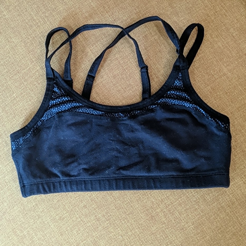 COPY - Beyond Yoga Bra with Cool Low Key Pattern